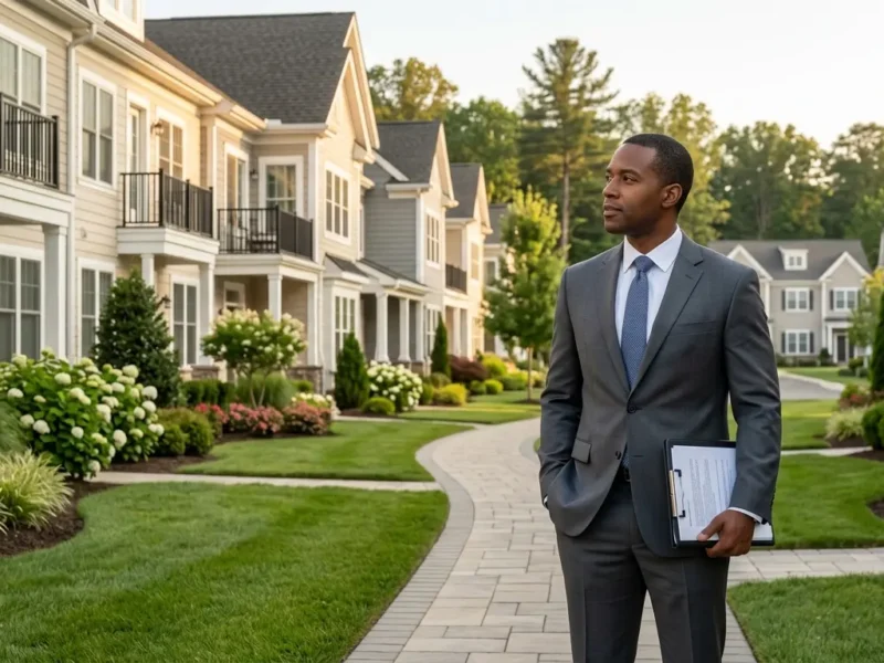 Community association roofing NJ: a property manager evaluating multiple residential buildings in a 55-plus community before a major roofing project
